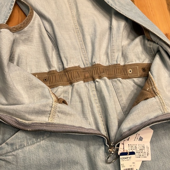 Kapital Blue Denim Overalls Wide-Leg Salopette NWT size 1 - Picture 13 of 17